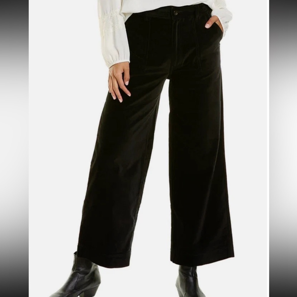 Frye Black Wide-Leg Pants
